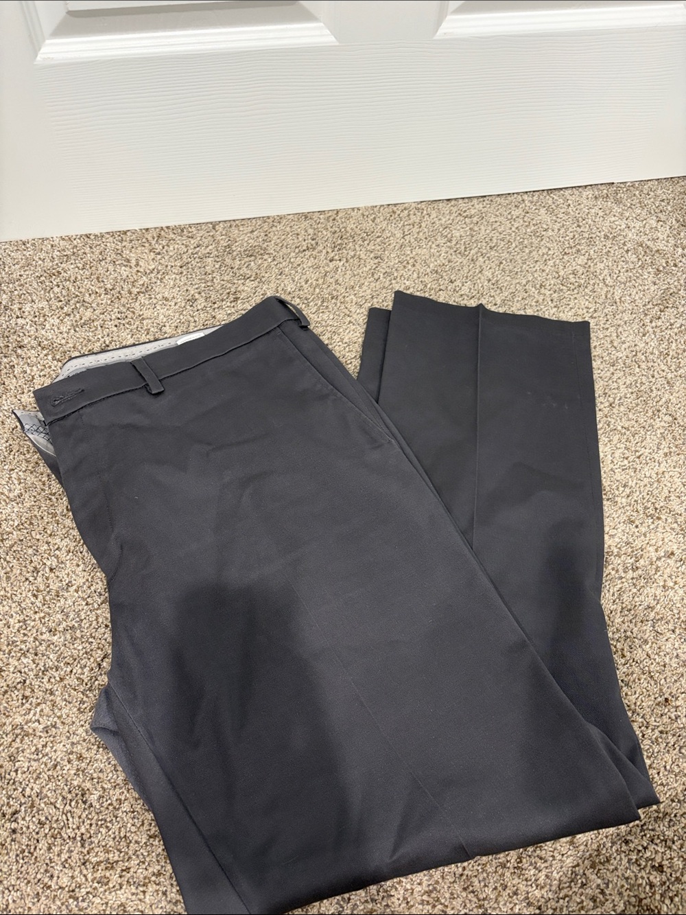 Haggar Gray Dress Pants - Modern Straight Leg
